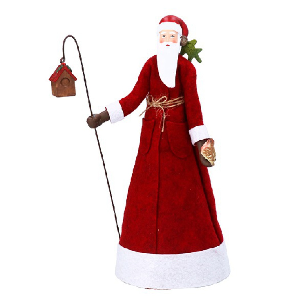 Santa with Lantern Tree Topper 29cm *ETA Nov image 0